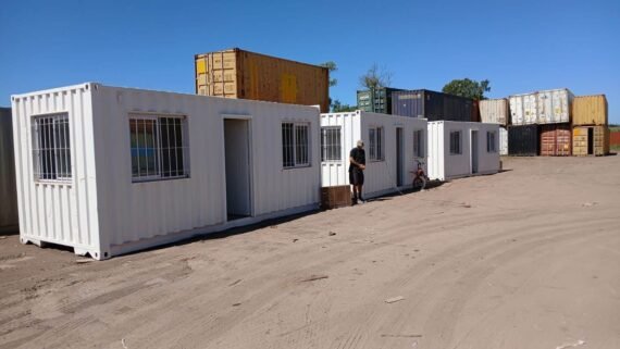 Casa contenedor – Modelo doble de 40 pies convertido